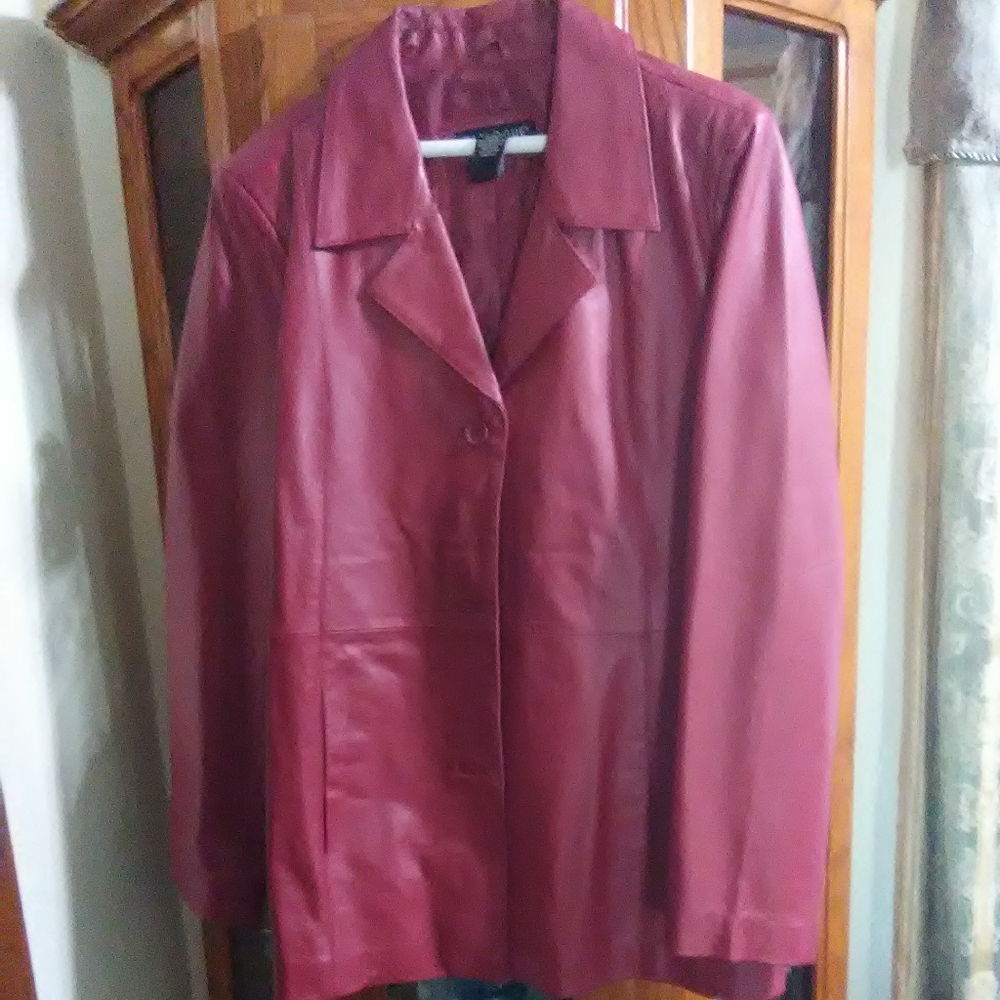 Leather jacket